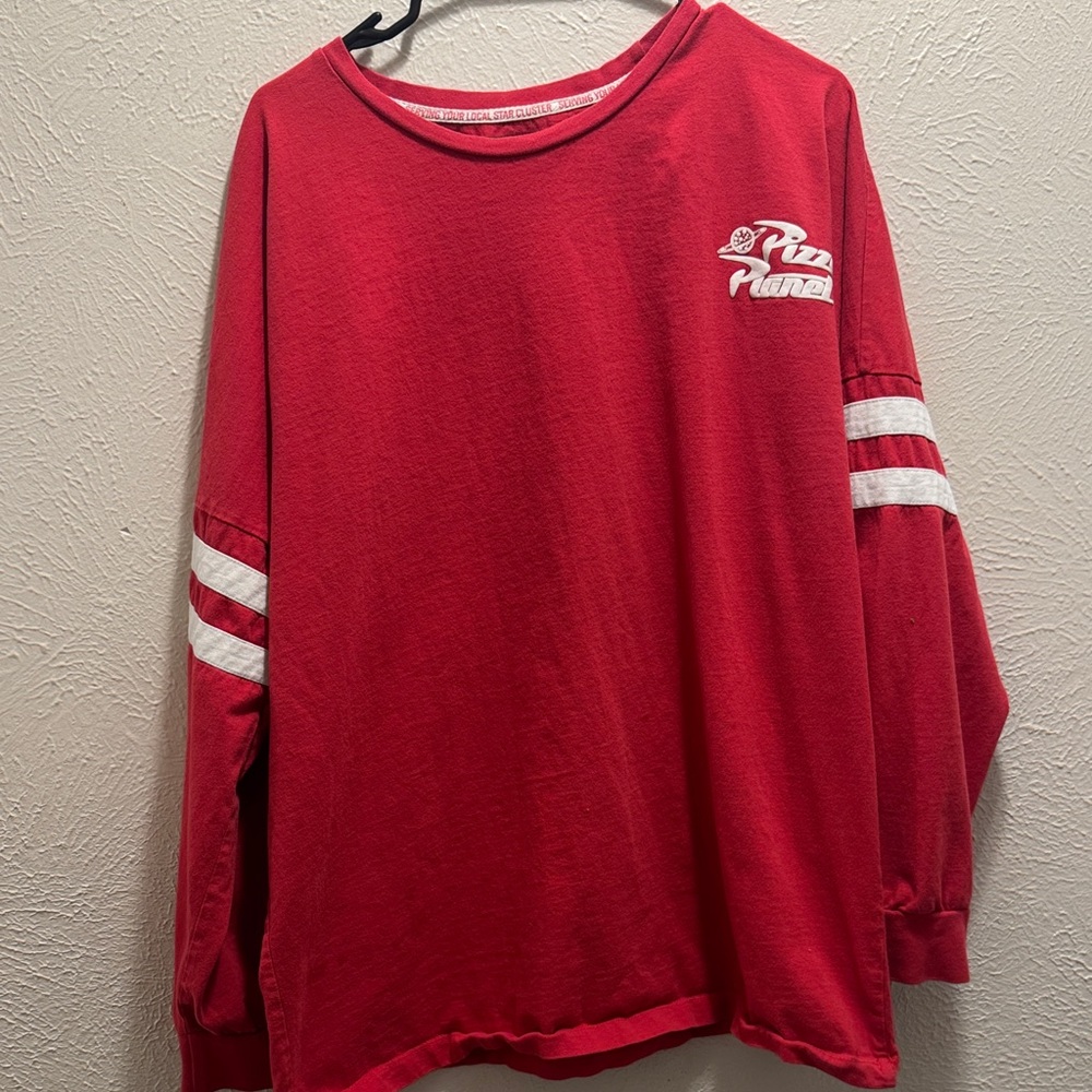 Disney Red Long Sleeve Tee